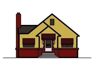 The House building home house illustration