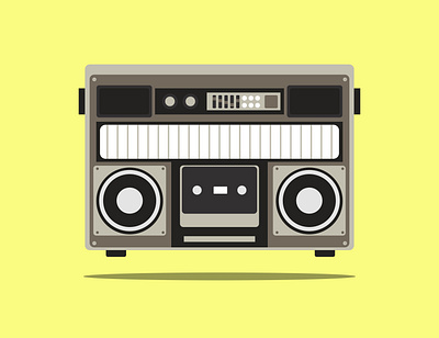 Classic Radio design graphic design illustration ilus loudspeaker music ridio vector