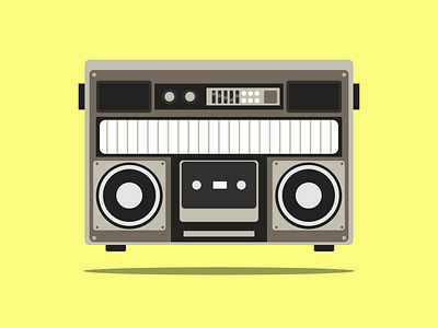 Classic Radio design graphic design illustration ilus loudspeaker music ridio vector