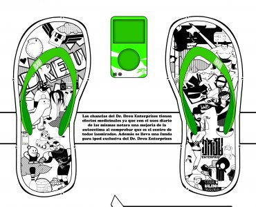 Vector Flip-flops draw illustrator vector