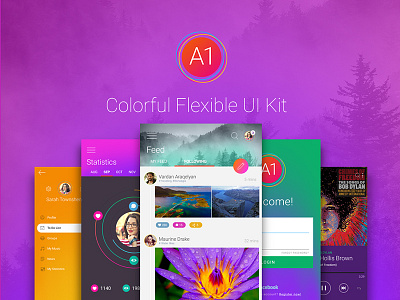 A1 Free Android UI Kit
