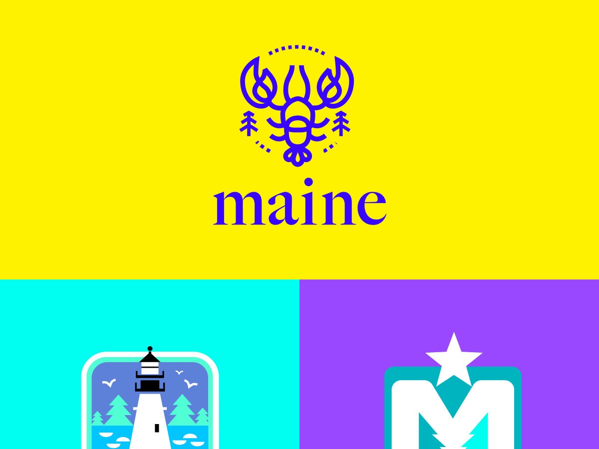 Logo for maine.com project by Vahan Hovhannisyan on Dribbble
