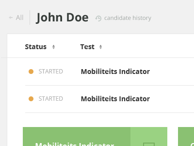 John's status history status ui webapp