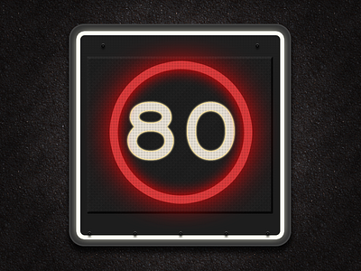 Matrixbord 80 asphalt light matrixbord