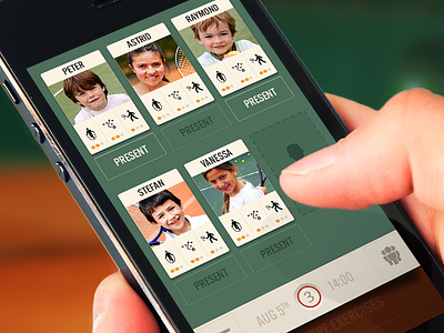 Peter loves tennis app group iphone select tennis training ui