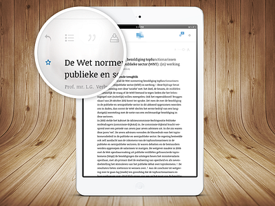 Reader app bookmark download index ipad magnifier reader ui