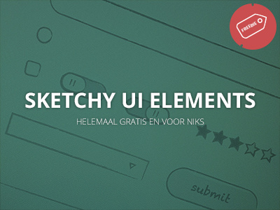 Sketchy UI Elements Freebie ai button dropdown elements freebie rating sketch sketchy toggle ui vector