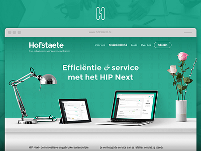Hofstaete.nl b2b bold bright webdesign wordpress