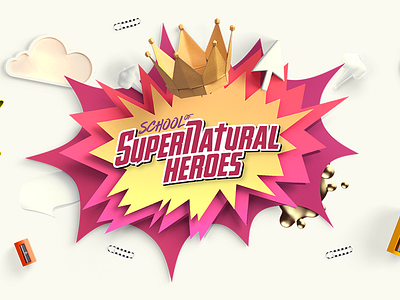 School Of Supernatural Heroes header logo