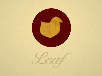 Leaf autumn leaf logo