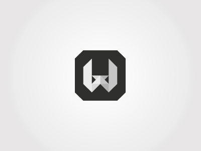 Wompany logo rebound logo triangle w