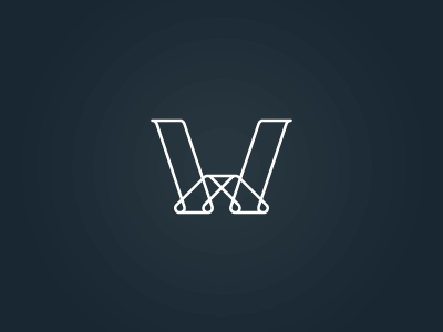 W logo (+ process animation) animation logo process