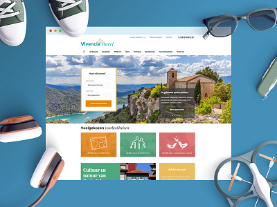 Design Vivencia Travel website