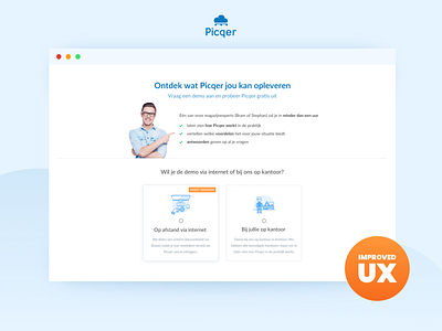 Picqer UX improvements ux website