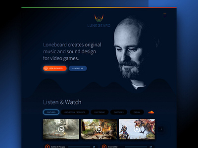 Lonebeard website dutch webdesign website