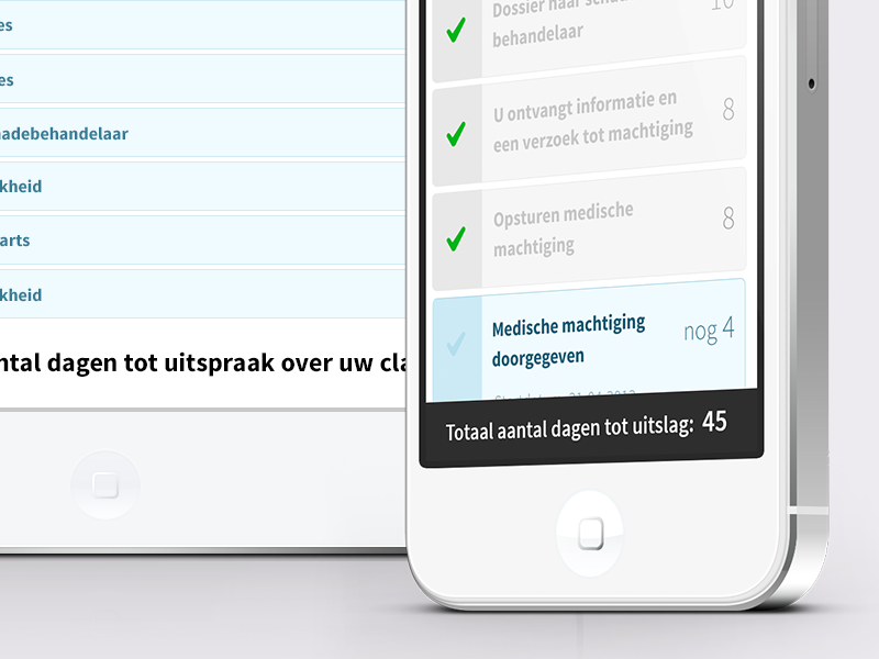 Total webapp app ui list todo status iphone5 ipad mini