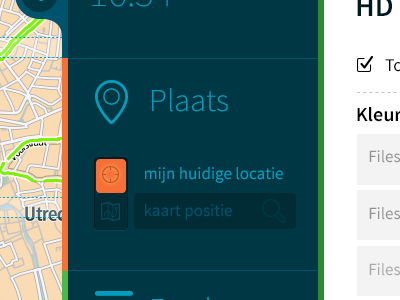 Position switch dutch gps icon map orange search switch toggle