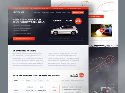 Design ZipTuning cars webapp website