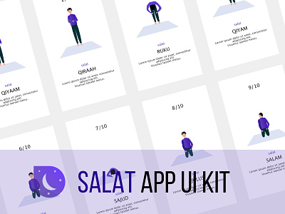 Prayer app UI Kit