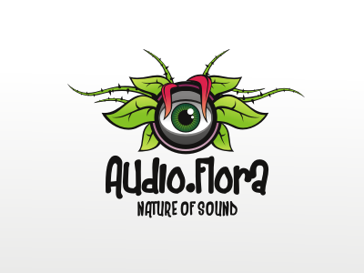 Logo Audioflora logo music