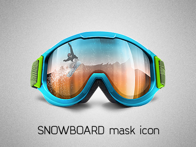 Snowboard Mask Icon icon