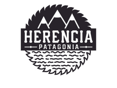 Herencia Patagonia branding design graphic design illustration logo vector