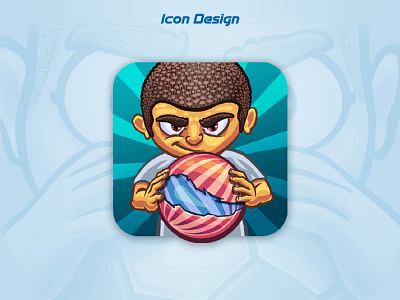 "Shootrun" icon design design footbal game game icon graphic design icon illustration sport