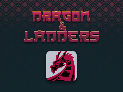 "Dragon & ladder" logo & icon design game graphic design icon illustration logo