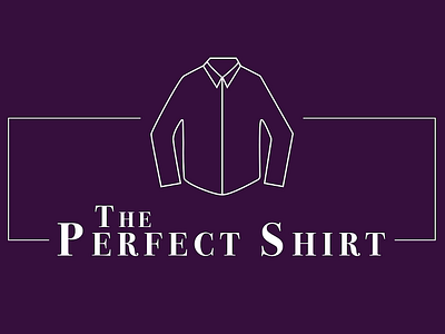 The Perfect Shirt Logo branding classic branding classic logo clothing brand ecommerce logo logo mens retailer logo
