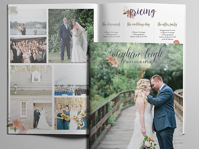 Meghan Leigh Photography Pricing Guide editorial design editorial layout photographer design pricing guide
