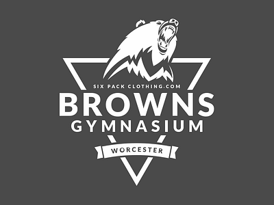 Browns Gym branding browns logo