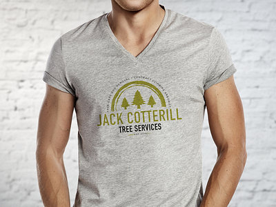 Jack Cotterill Tree Services branding clothing design logo logo design t shirt