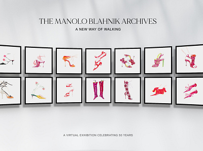The Manolo Blahnik Archives design experience manoloblahnik museum virtual