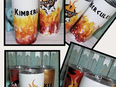 Epoxy tumblers