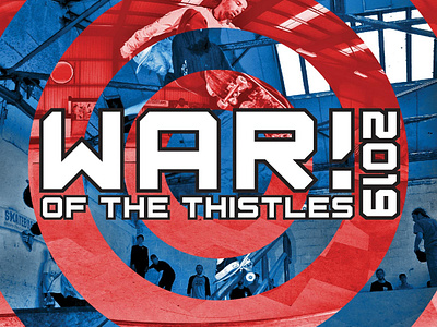 War of the Thistles 2019 Skateboard Competition poster skateboarding social media