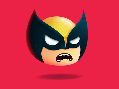 Wolverine 2d art cartoon character characterdesign comicsart dc head illustration marvel mask wolverine