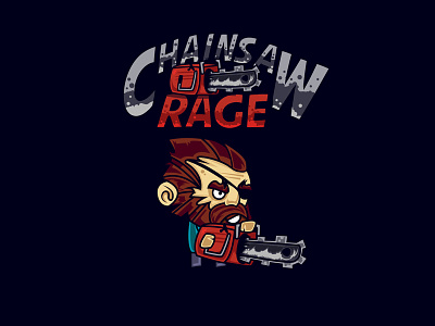 Chainsaw Rage anger blood cartoon chain overdose rage