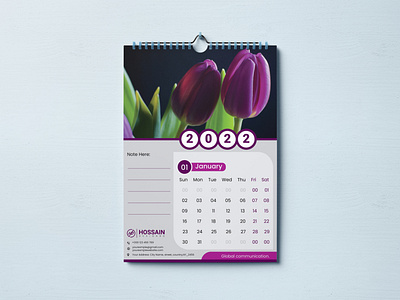 Calendar Design 2022 3d animation branding graphic design logo motion graphics ui