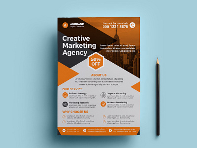 Corporate Flyer 3d animation branding graphic design logo motion graphics ui