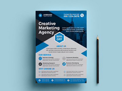Corporate Flyer ` app branding business card design flyer graphic design illustration logo ui vector web