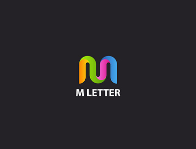 M Letter Logo 3d animation branding design graphic design illustration logo motion graphics ui vector