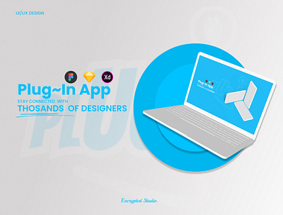 Plug~In App Landing Page design figma graphic design landing page ui ui design uiux user interface ux website
