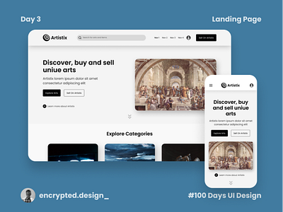 Landing Page - #Day 003