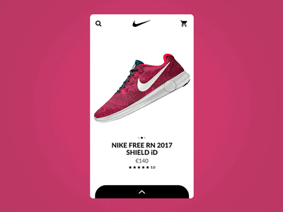 Agile Nike Shop appdesign ecommerce ios mobile nike ui userexpreience userinterface ux webdesign