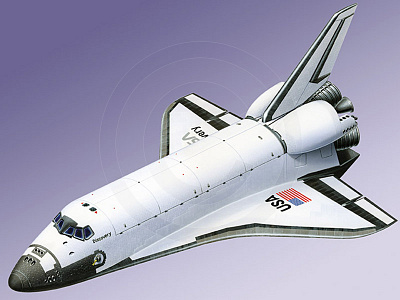 Space Shuttle art astronaut astronomy digital discovery exploration illustration science space shuttle space travel