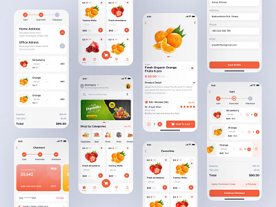 Grocery app design app deisgn app ui case study design food food ui grocery grocery app grocery app design grocery ui ui uiux uiuxdesign ux design