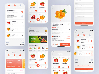 Grocery app design