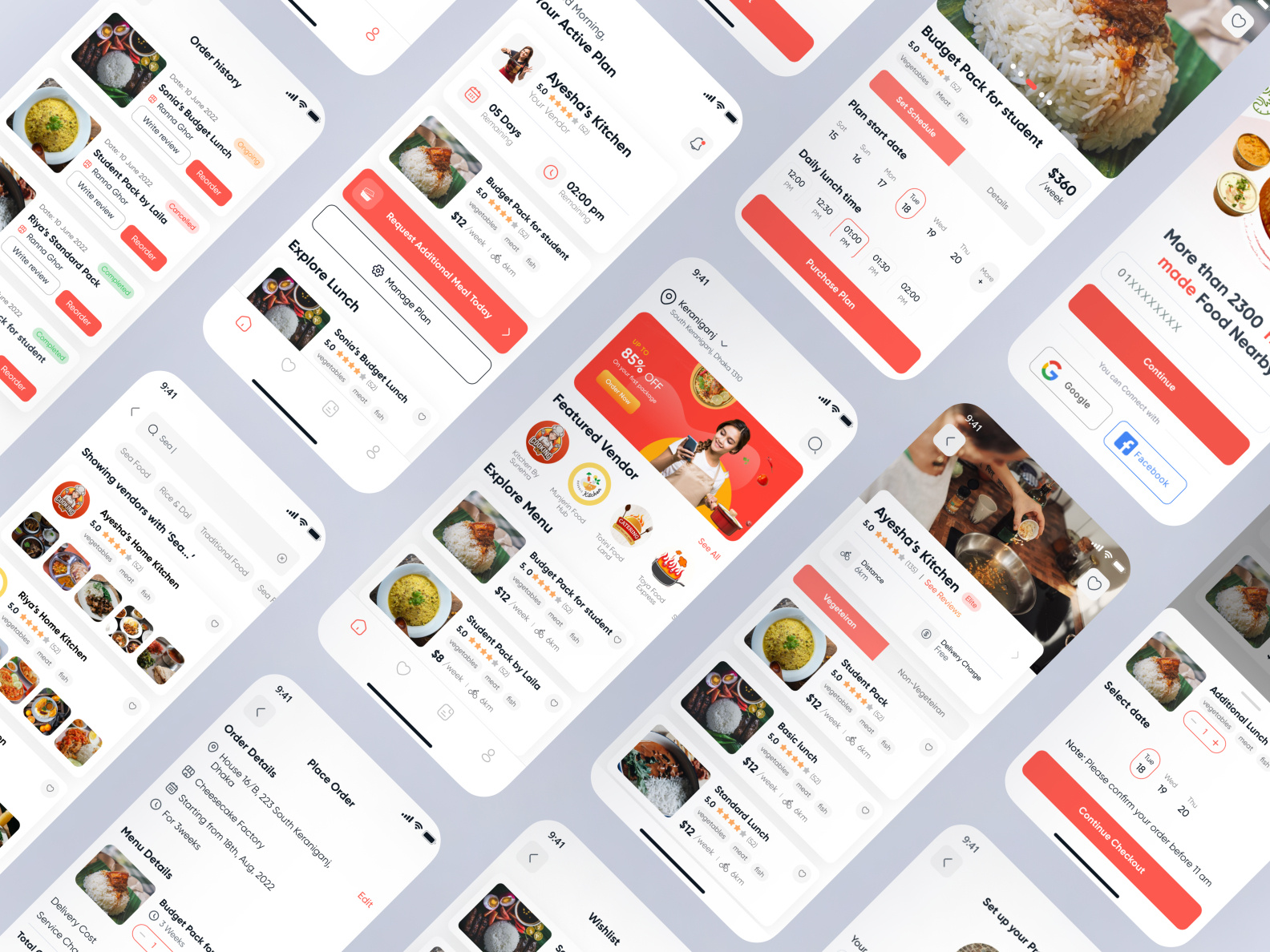 Lunch Box - Homemade Lunch Delivery Service - UI UX Case Study by Anas ...