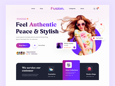 Fashion freak website branding graphic design landing page product design ui ui design website website design