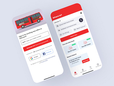 Bus booking app app design bus booking app product design transit app ui ui design ux design